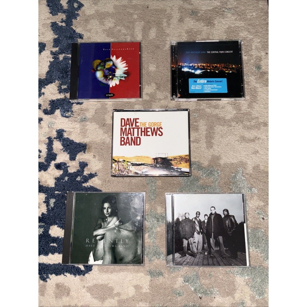 Dave Matthew's Band CD DVD Lot Of 5 Gorge Central Park Rare Jam Band Everyday